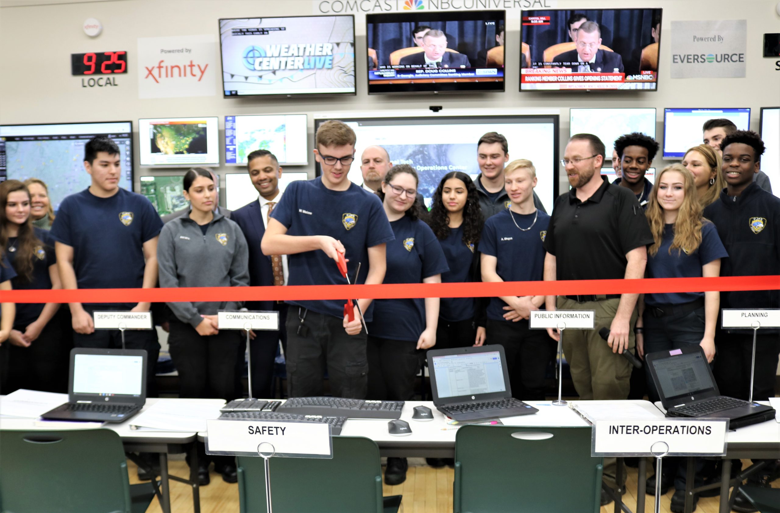 Vinal Technical High School Unveils First-of-its-Kind Emergency Operation Center