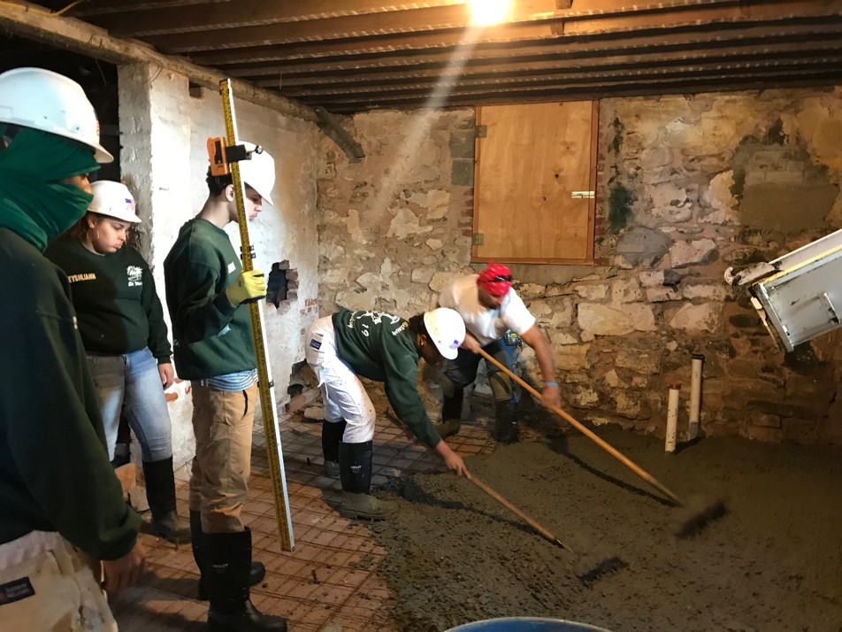 Student Renovation at Historical Site Contributes to Community