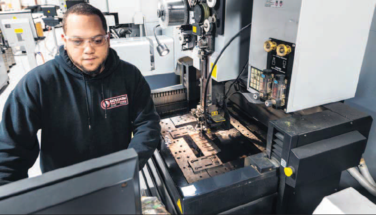 Kaynor Tech graduate working at Noujaim Tool Co.