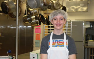 The Career Academy culinary student Tyler
