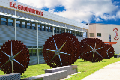 E.C. Goodwin Technical High School exterior shot