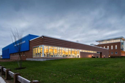 Eli Whitney Technical High School exterior shot