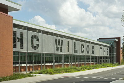 H.C. Wilcox Technical High School exterior shot