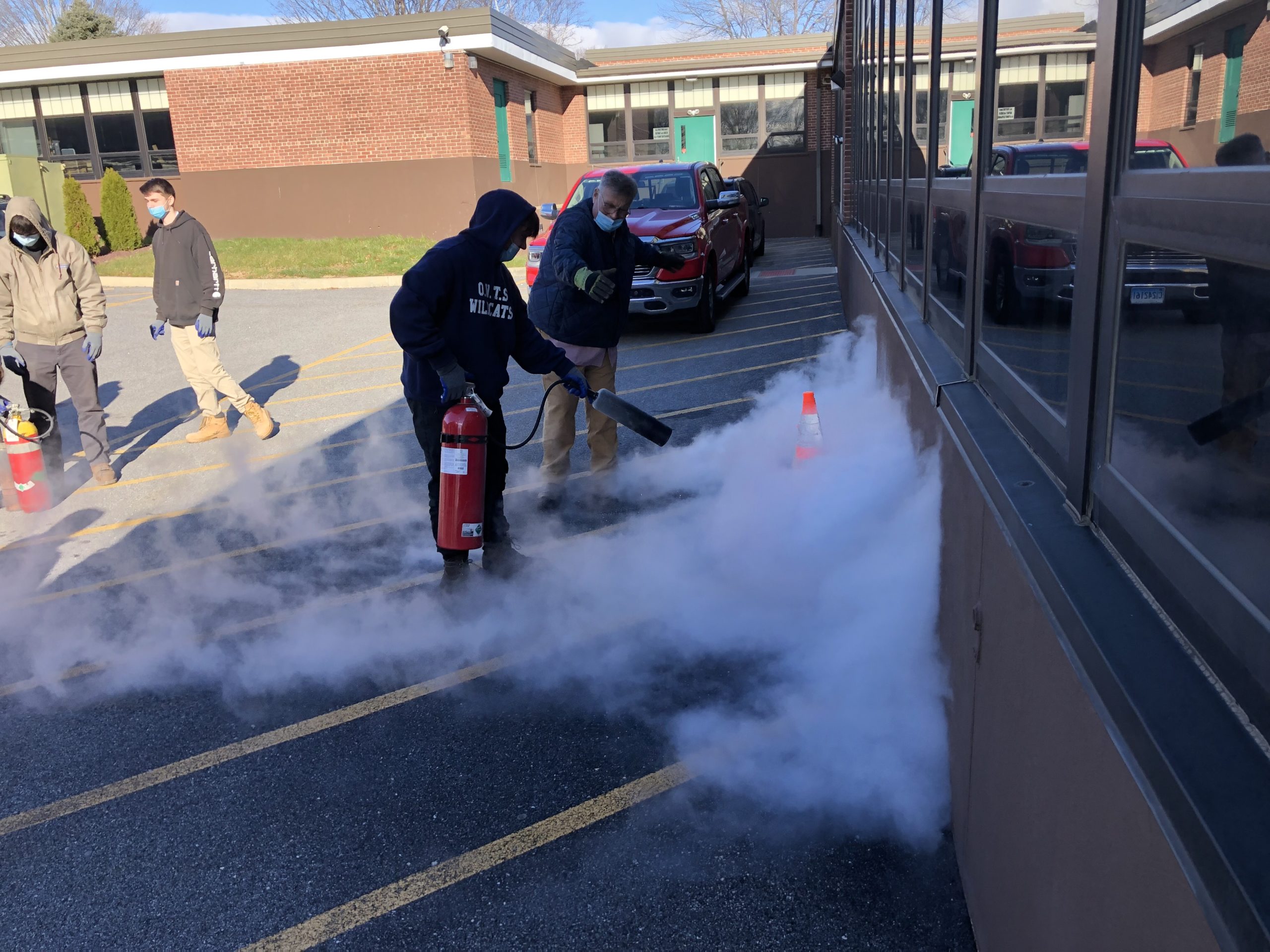 Pre-apprenticeship students at Wolcott Tech