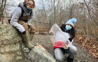 Grasso Tech Bioscience students assessing waterways